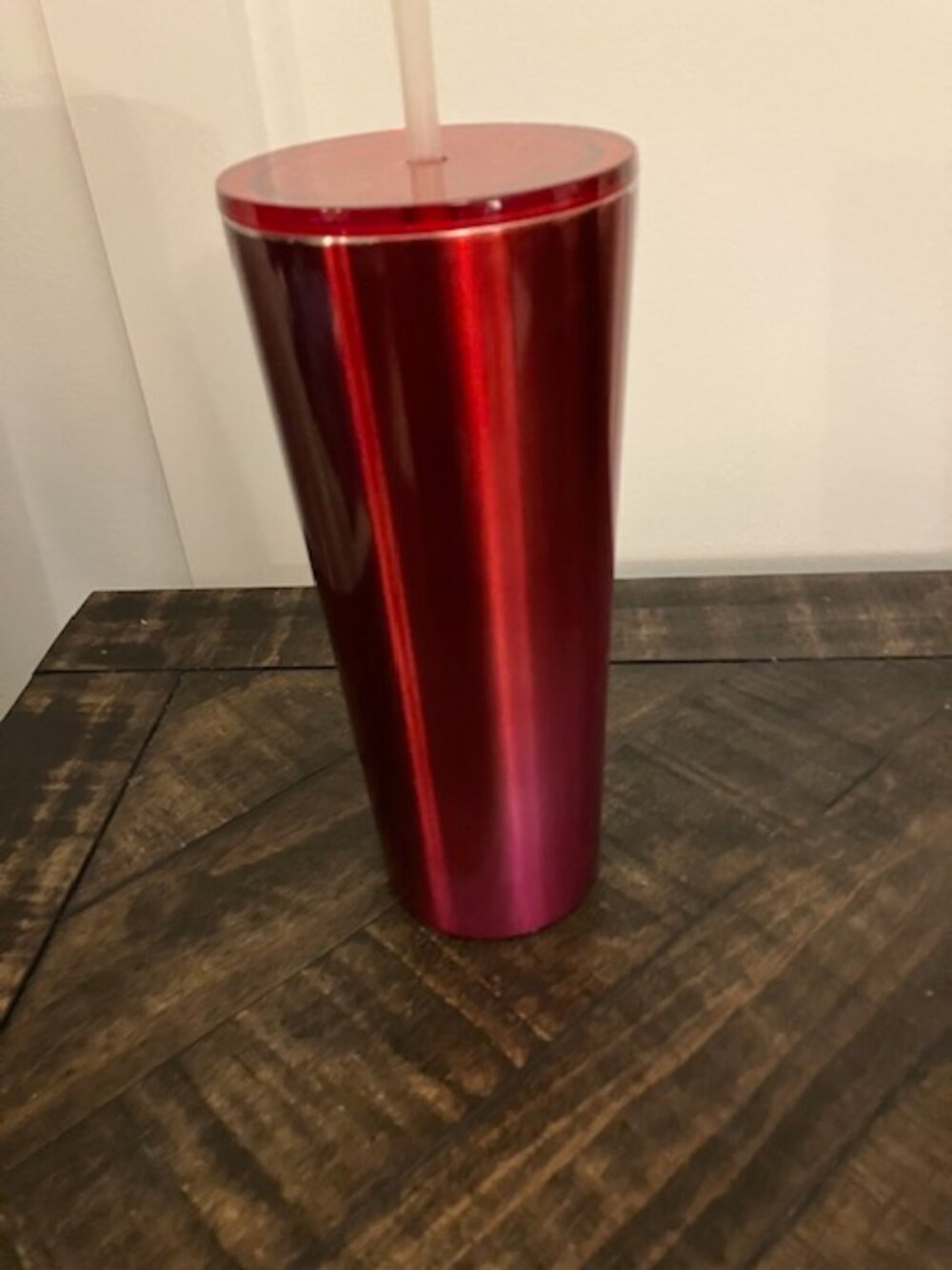 Starbucks Holiday  Pink/Red Tumbler Cup 24oz - Picture 3 of 7